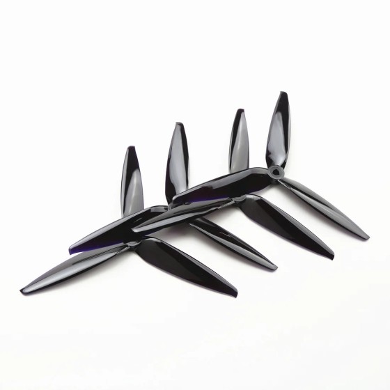 HOT Drone Spare Parts UAV Parts of 2Pairs HQPROP 7X4X3 7040 (CW and CCW) 3-Blade Propeller for RC Multirotor Cinelifter Drone